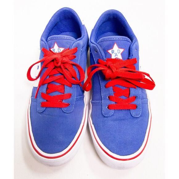 Etnies Calli Vulc x RAD Low Top Sneaker Shoes Blue/Red/White Women's 7.5 - Picture 3 of 9